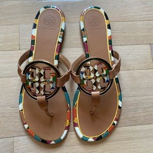 Tory Burch Aged Vachetta Sandals